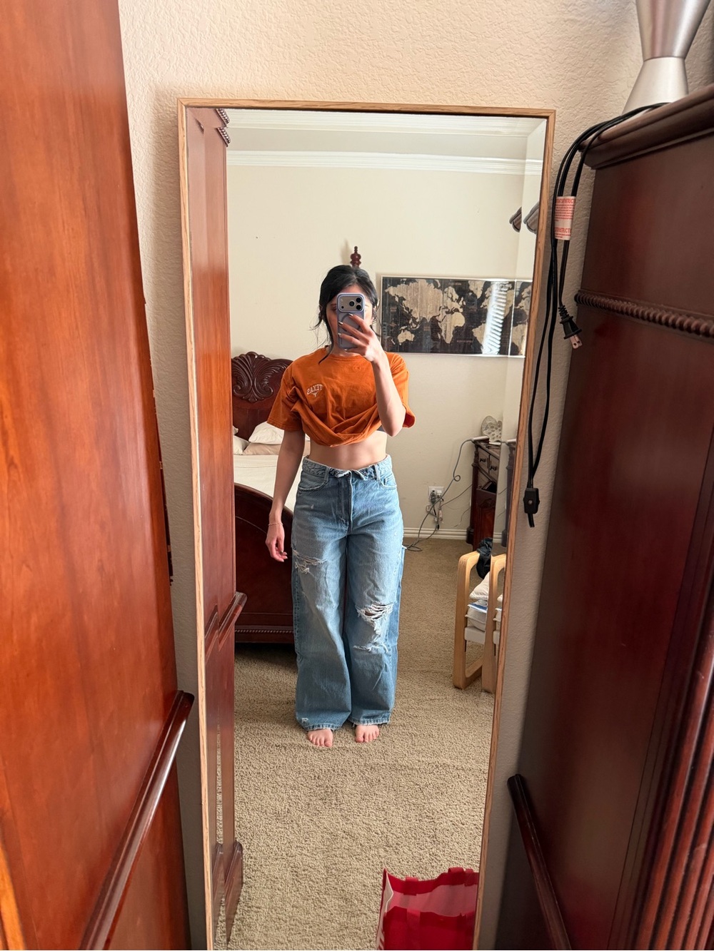 Zara over sized jeans